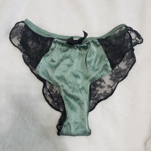 Vintage RARE Victoria's Secret Lace Silk Panties